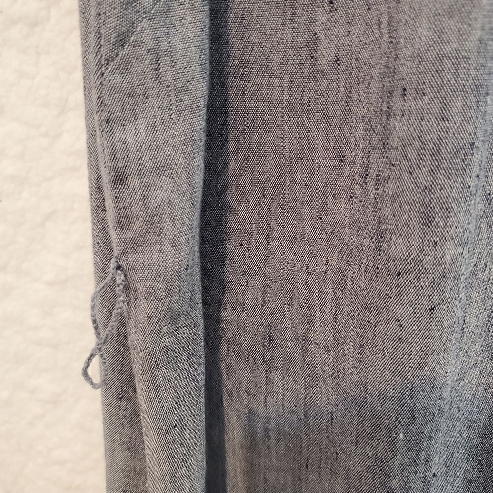 Pendleton Linen Blend Button Down Dress Size 14 - Picture 13 of 16